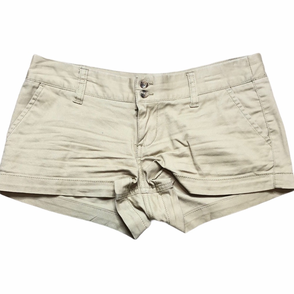 Mossimo Supply Co 2 Button Tan Shorts - Sz 3